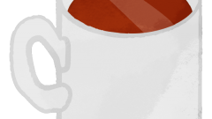 drink hot tea in mug white 01