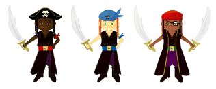 Event Halloween Boys Pirate Costume Banner