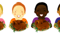 event thanksgiving turkey is ready woman banner
