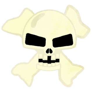 Halloween White Skull