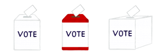 Life Election Voting Box Banner