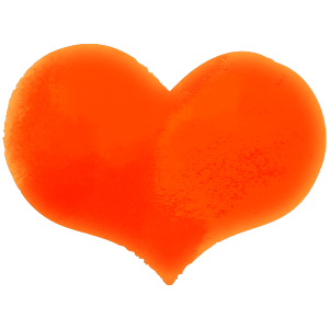 Orange Heart Mark
