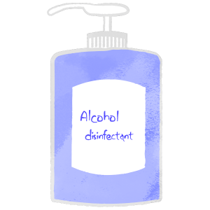 Alcohol disinfectant pump spray
