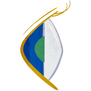 Keratoconus Eye side view