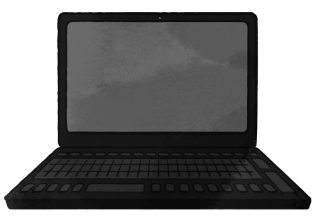 Lid Opened Notebook PC