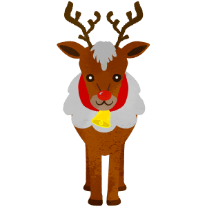 Reindeer with Red Nose