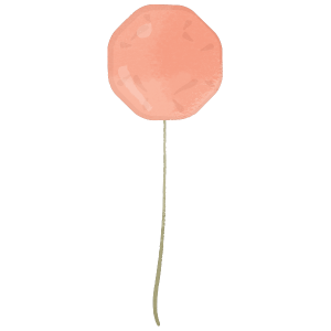 Dreamy pink color octagon shaped balloon