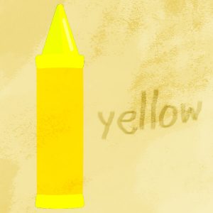 Stationary Yellow Crayon