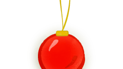 xmas ornament ball red 01