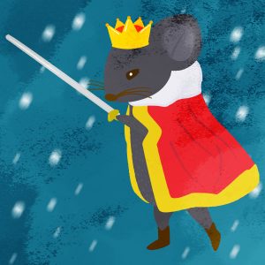 Ballet The Nutcracker Side View Of The Mouse King Battle Pose