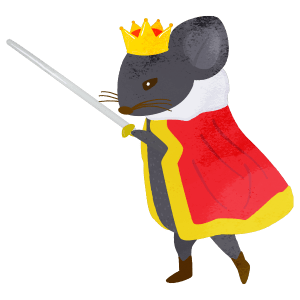 Ballet The Nutcracker Side View Of The Mouse King Battle Pose