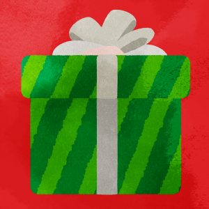 Christmas Green Present Box 2