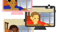 boy getting bored during remote learning 268