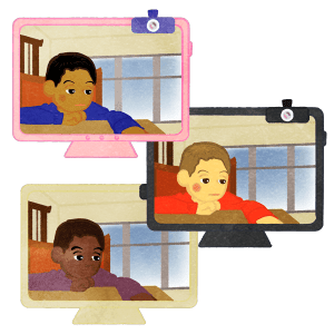 Boy Getting Bored During Remote Learning