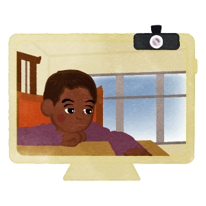 Boy Getting Bored During Remote Learning D