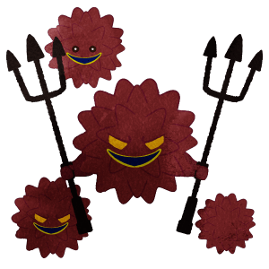 Dark Red Virus