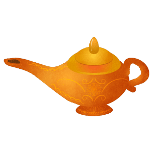 Golden Magic Lamp