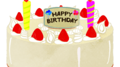 happy birthday sponge cake 268