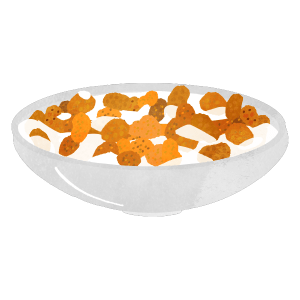 Healthy Whole Grain Cereal With Milk