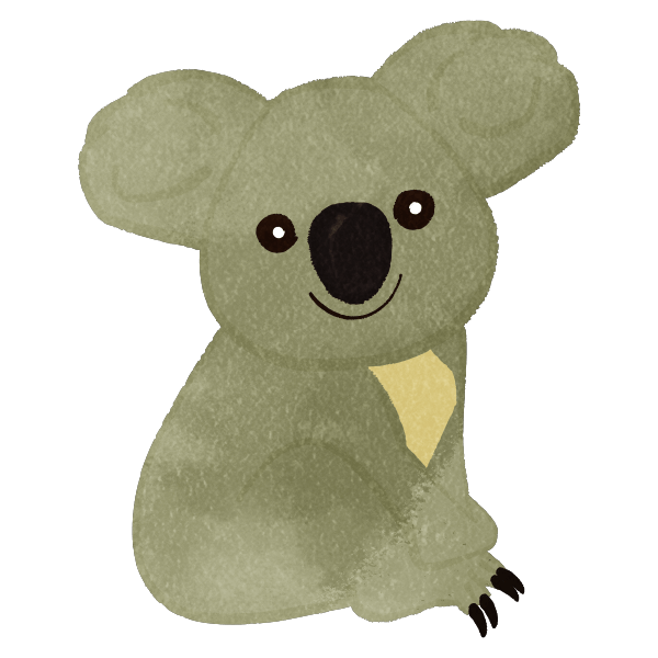 Koalas Whole Body - cute2u! A free Cute Illustration for Everyone!