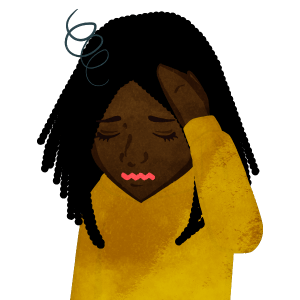 Lady Not Feeling Well B