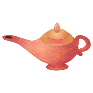 Light Pink Magic Lamp