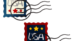 mail post stamps usa