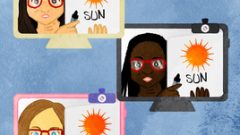 remote learning female teacher teaching 268