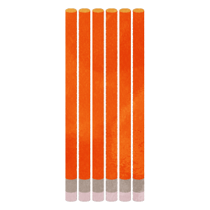 Stationary Six Brand New Pencils