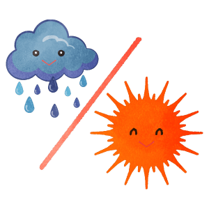 Weather Forecasts (Sunny/Cloudy/Rainy) 14 Weather Rainy And Then Clear Sky Later