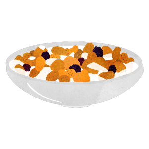 Whole Grain Cereal With And Blueberry