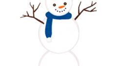 snowman with a hat 268
