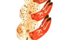 three shrimp kabobs 268