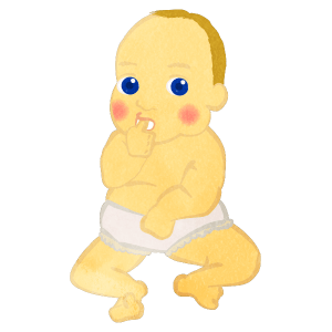 Thumb Sucking Baby Full Body A