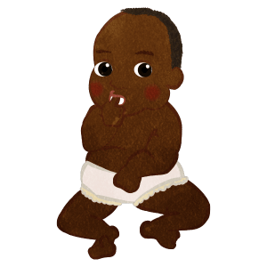 Thumb Sucking Baby Full Body B