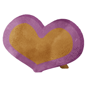 Valentines Purple Heart Shaped Picture Frame