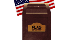 flag post united states of america 2 268