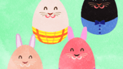 rabbit easter eggs 268