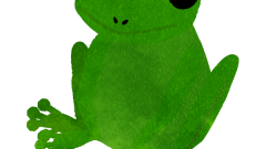 reptile green frog