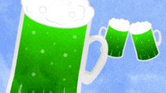 st patricks day green beers in mug toasting 268