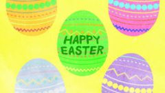 striped easter eggs 268