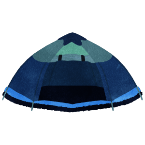 Blue Outdoor Camping Tent