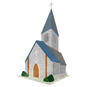 Church Building Diagonal View