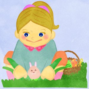 Girl Finds Bunny Shaped Easter Egg 10 Girl Finds Bunny Shaped Easter Egg A