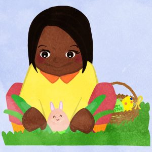 Girl Finds Bunny Shaped Easter Egg 16 Girl Finds Bunny Shaped Easter Egg D