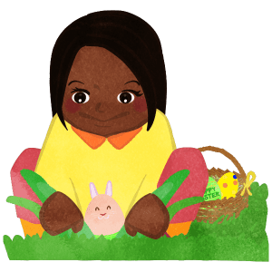 Girl Finds Bunny Shaped Easter Egg 17 Girl Finds Bunny Shaped Easter Egg D