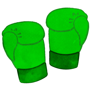 Green Boxing Gloves