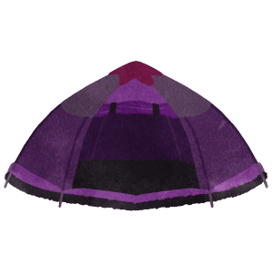 Purple Outdoor Camping Tent