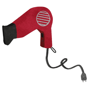 Red Color Hair Dryer