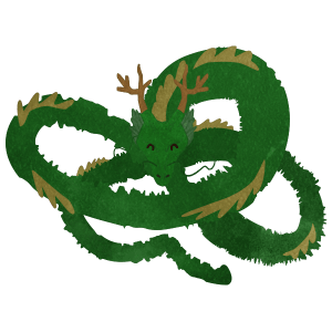 Smiling Green Dragon
